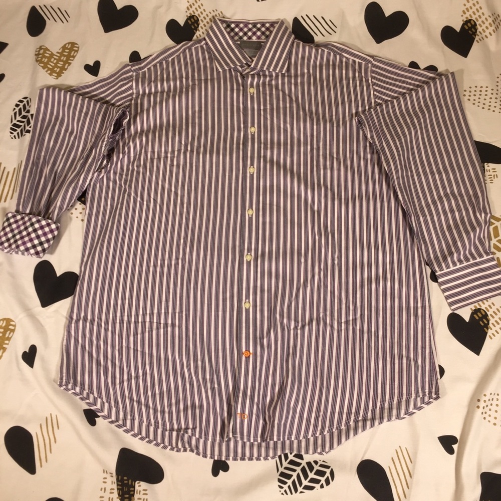 Thomas dean Long Sleeve Button Shirt